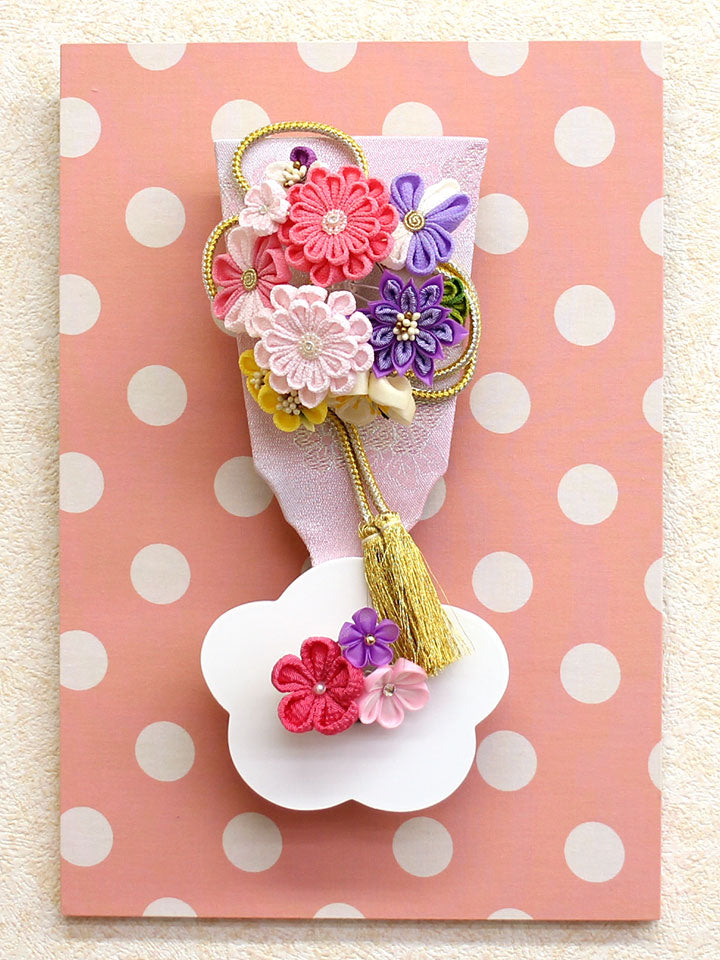 羽子板モダンフラワー ここな壁掛