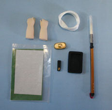 Kimekomi doll material No.485 Kakizome