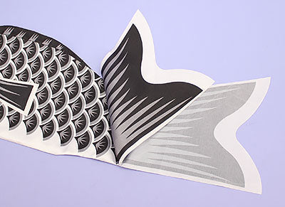 中国製ポリエステル70cm 鯉のぼり 尾びれ