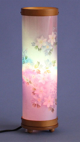 おしゃれな盆提灯 インテリア燈明 星の舞2号 高さ40cm 暗所点灯