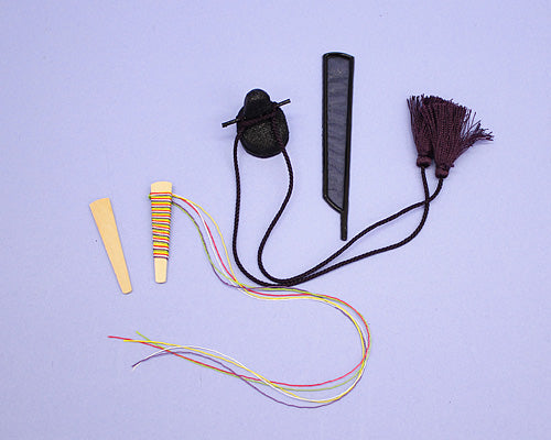 雛人形の持ち物、小道具 木目込み人形 ①小サイズ小道具セット