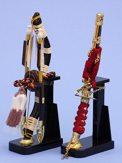 五月人形用付属品、弓太刀セット単品販売 8号武蔵