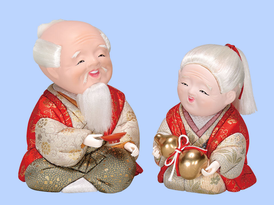 木目込み人形 No_t1968 長寿の祝い