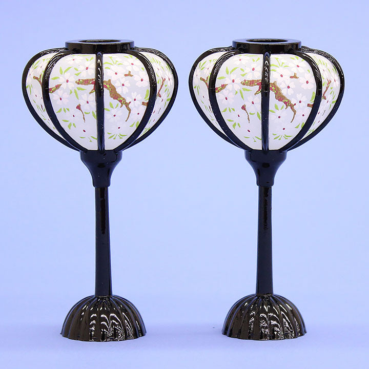 雛人形 ぼんぼり点灯しないタイプ 13.5cm 菊灯雪洞 (樹脂製)