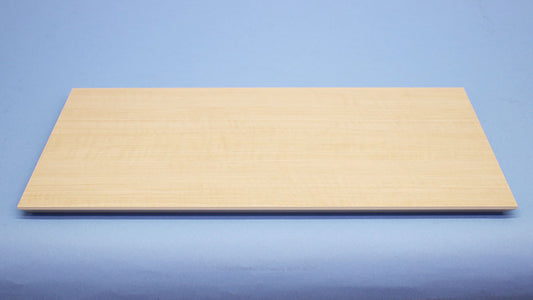 Plateforme uniquement pour poupées Hina et May, largeur 40 cm, base en placage d'érable Clair en forme de plat