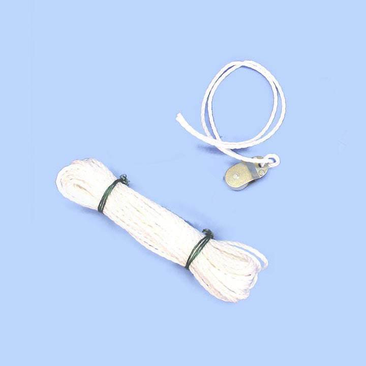 掲揚ロープ(5mm)滑車付