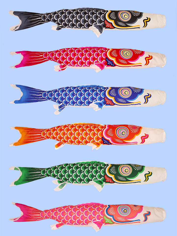 Single carp streamer 3.0m Tokunaga Yuzen carp – 寿鳳人形の東芸
