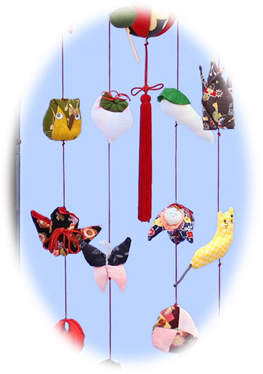 つるし飾り台付き 高さ125cm 20号傘つき