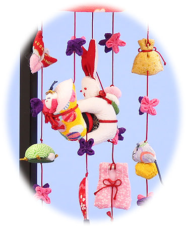 Ornement suspendu avec support Hauteur 41 cm N° 10 Mamechiyo Mari avec support