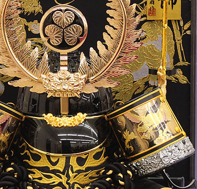 Boy's Day Doll kabuto Case Decoration Height 52cm Tokugawa Ieyasu kabuto Acrylic