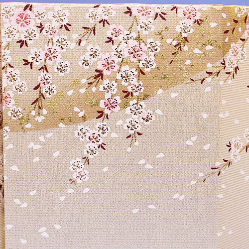 雏人偶用折叠屏风,高30厘米,第10号,四扇屏,煌煌金樱