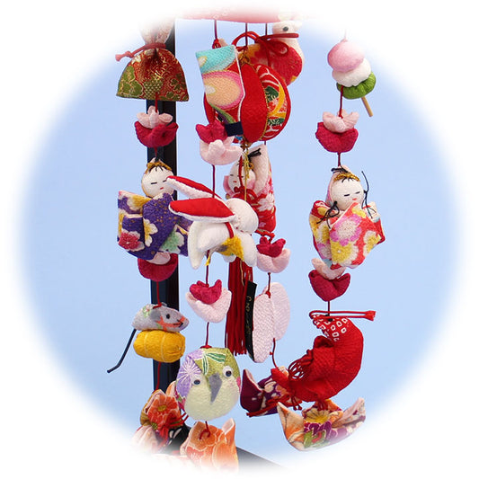 つるし飾り台付き 高さ 41cm 10号宝船 台付き