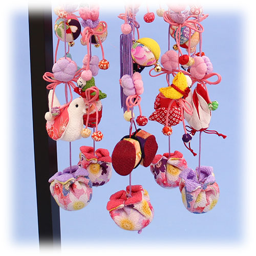 つるし飾り台付き 高さ 72cm 15号梅花 まりも