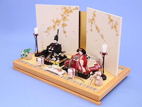 雛人形親王飾り　平飾りの販売