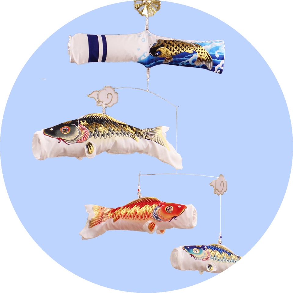 Carp streamers for indoor use - Authentic