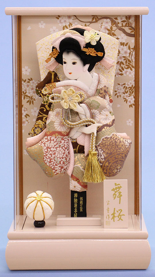押絵羽子板ケース飾り