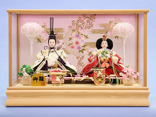 ケース入り雛人形｜アクリル・ガラスケースの雛飾り