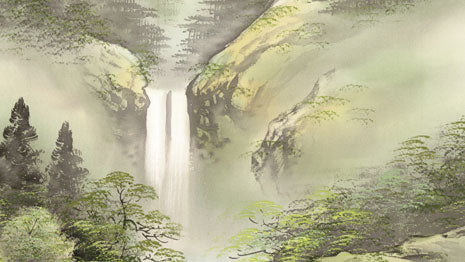 掛け軸　山水画