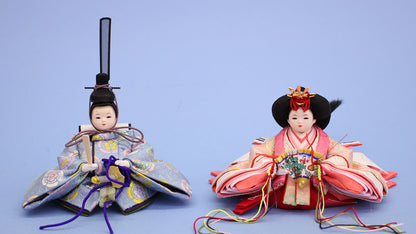 雛人形単品 親王2 正絹上仕立てまめびな #54