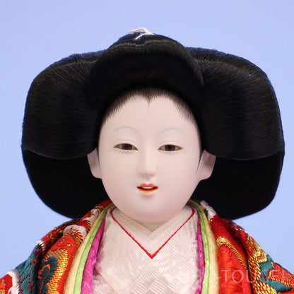 三五官女　眉なし顔