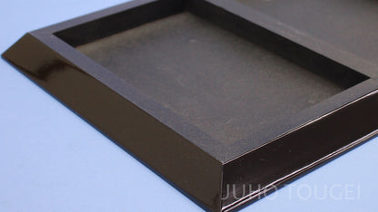 黒塗舟形台　裏側