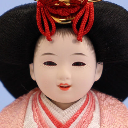 雛人形単品 親王2 刺繍まめびな #10　姫顔