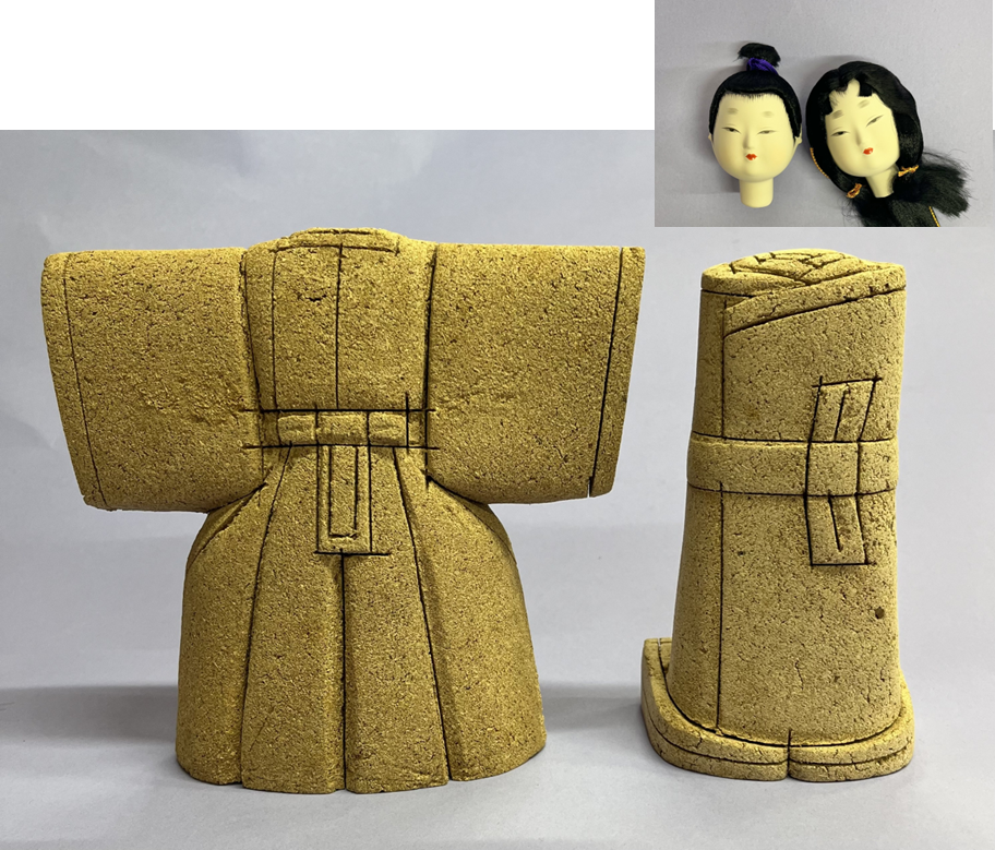 Kimekomi Hina Doll Material No.162 10-size Standing Hina Doll
