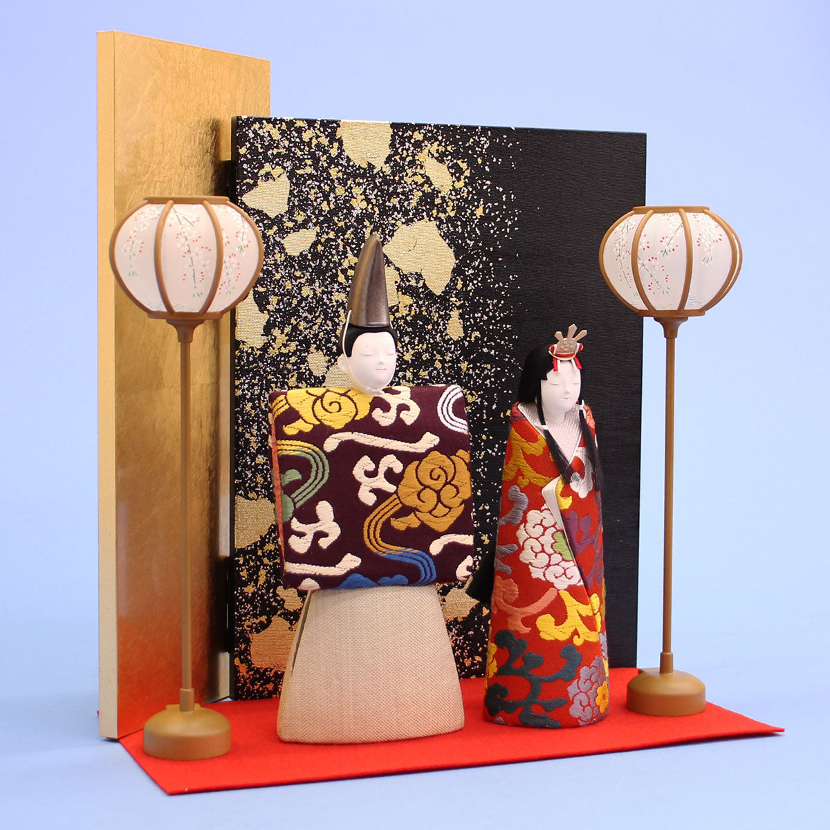 木目込み雛人形 幸一光作SimpleModern #4　左から