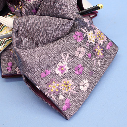 雛人形三段収納飾り　引き出し式オーク60㎝幅　殿袖