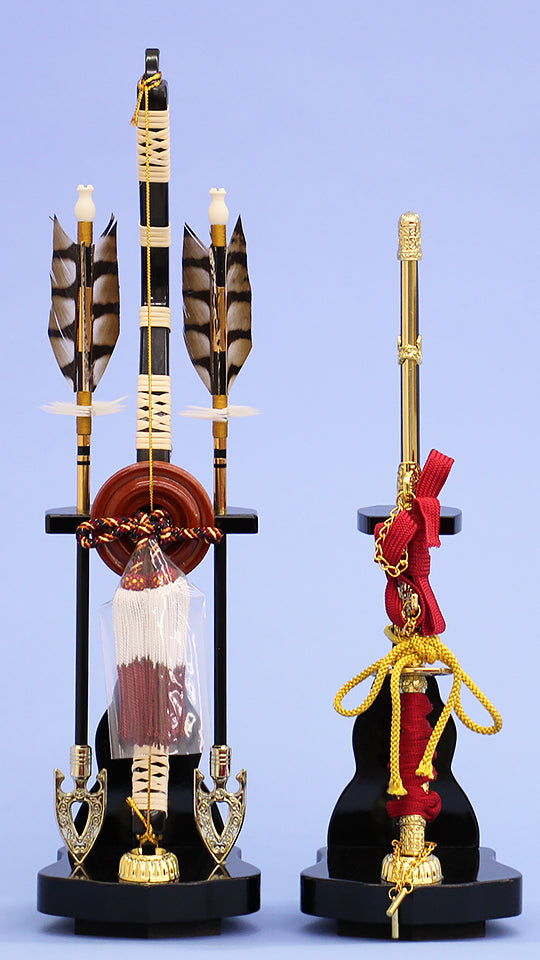 五月人形用付属品、弓太刀セット単品販売 13号 国光