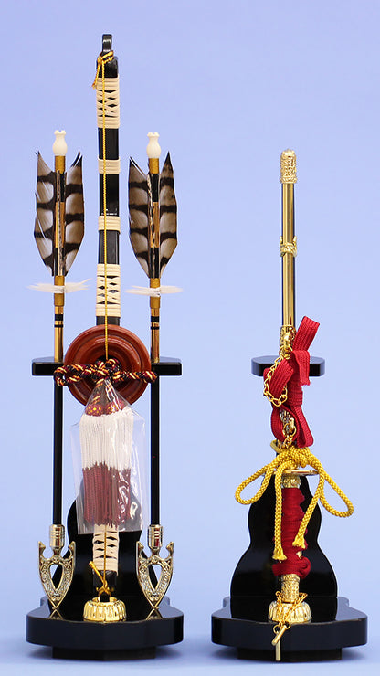 五月人形用付属品、弓太刀セット単品販売 13号 国光