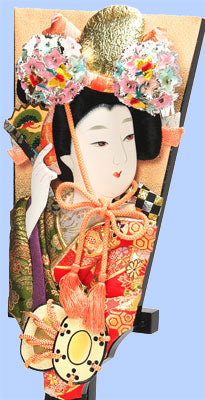 押絵羽子板1 丸面極上 ズーム