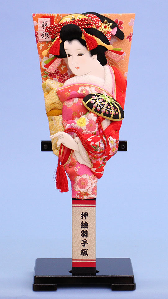 押絵羽子板13号 金彩明日香 台付き – 寿鳳人形の東芸