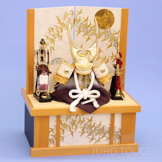 12号陸兜　ひのき千羽鶴収納飾り　イメージ