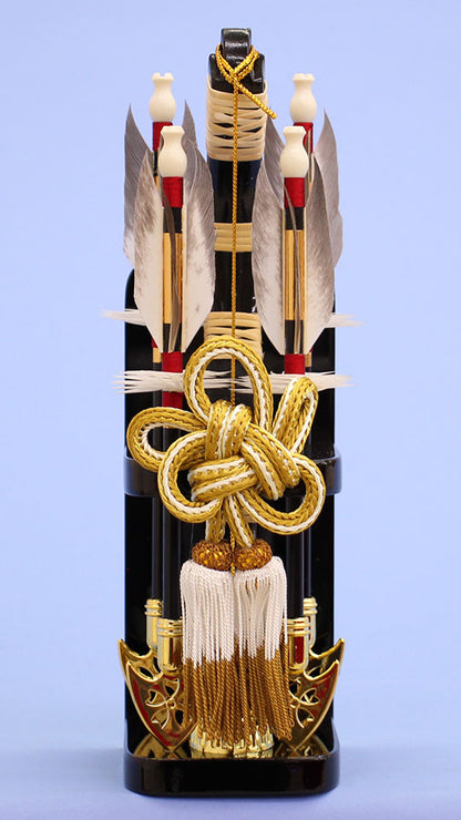 破魔弓出し飾り 徳　正面