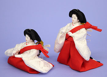 雛人形単品三人官女3 柳サイズ301-01　イメージ