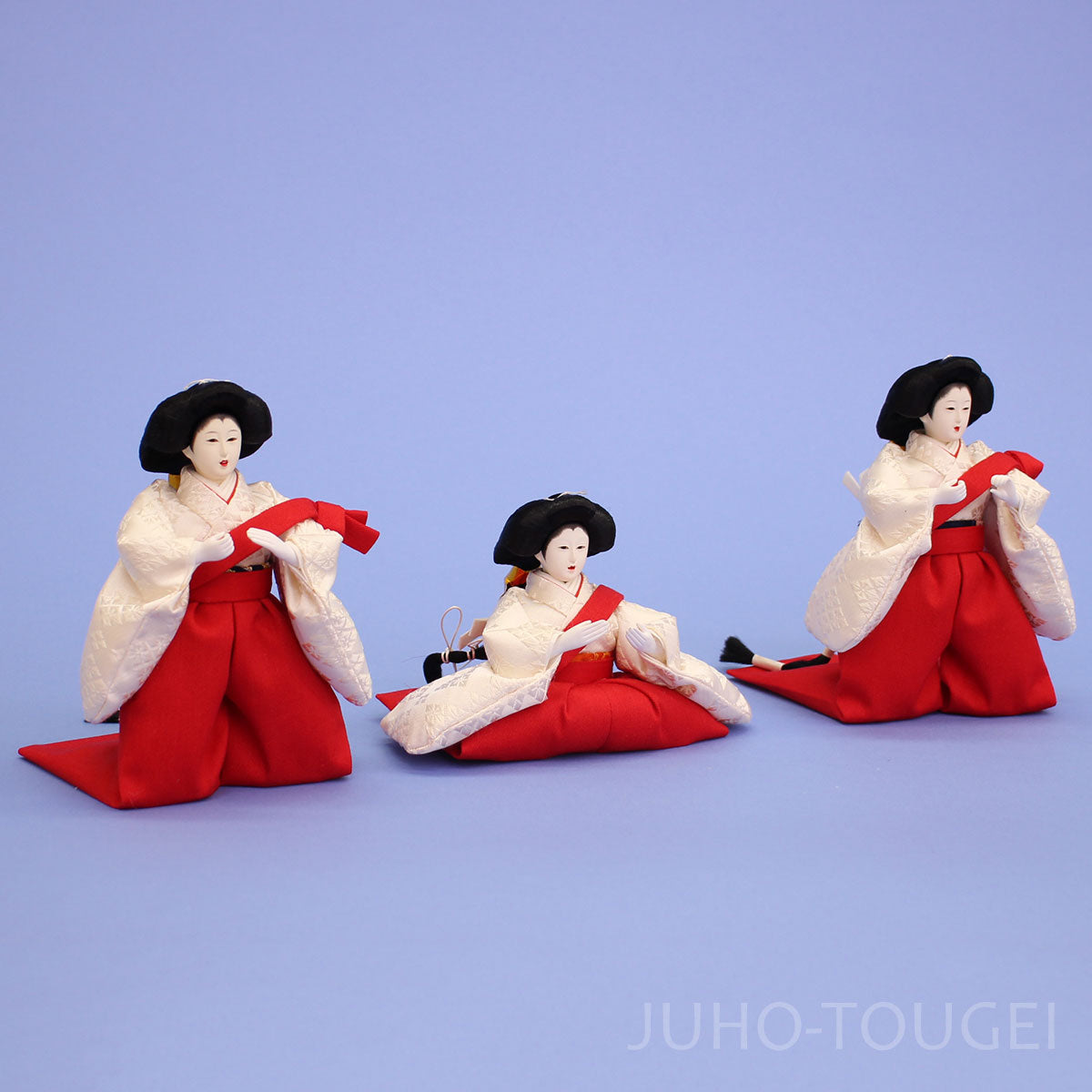 雛人形単品三人官女3 柳サイズ301-01　イメージ