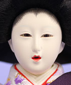 雛人形単品三人官女3 柳サイズ301-01　顔眉無し