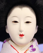 雛人形単品三人官女3 柳サイズ301-01　顔ムスビ
