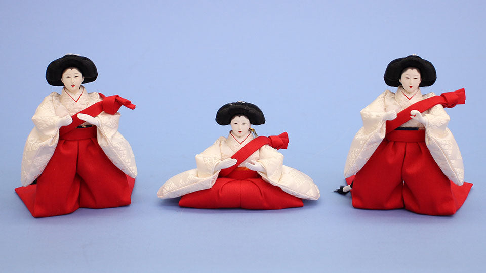 雛人形単品三人官女3 柳サイズ301-01