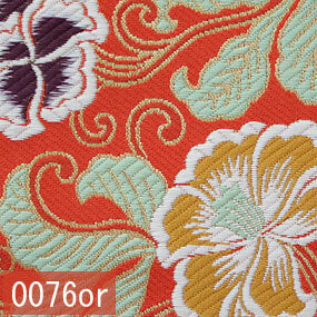 Japanese woven fabric Kinran  0076or