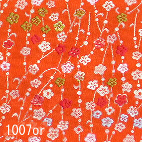 Japanese woven fabric Kinran  1007or