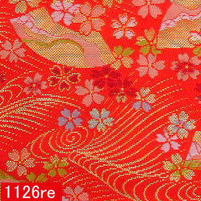 Japanese woven fabric Kinran  1126re