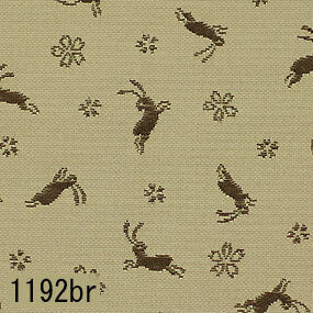 Japanese woven fabric Kinran  1192br