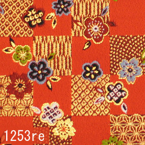 Japanese woven fabric Kinran  1253re