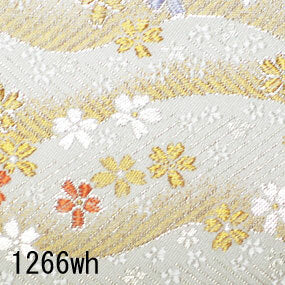 Japanese woven fabric Kinran  1266wh