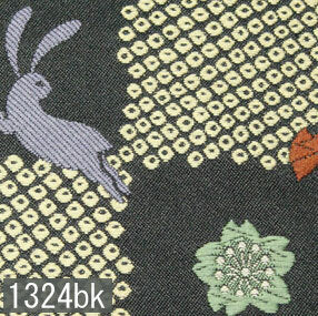 Japanese woven fabric Kinran  1324bk