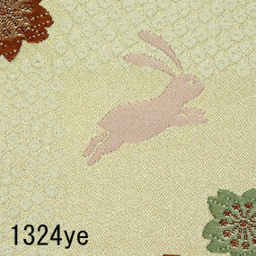 Japanese woven fabric Kinran  1324ye