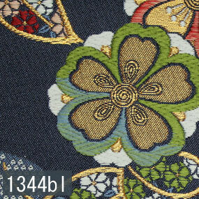 Japanese woven fabric Kinran  1344bl