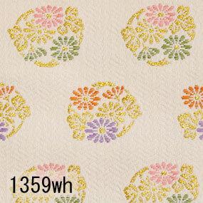 Japanese woven fabric Kinran  1359wh